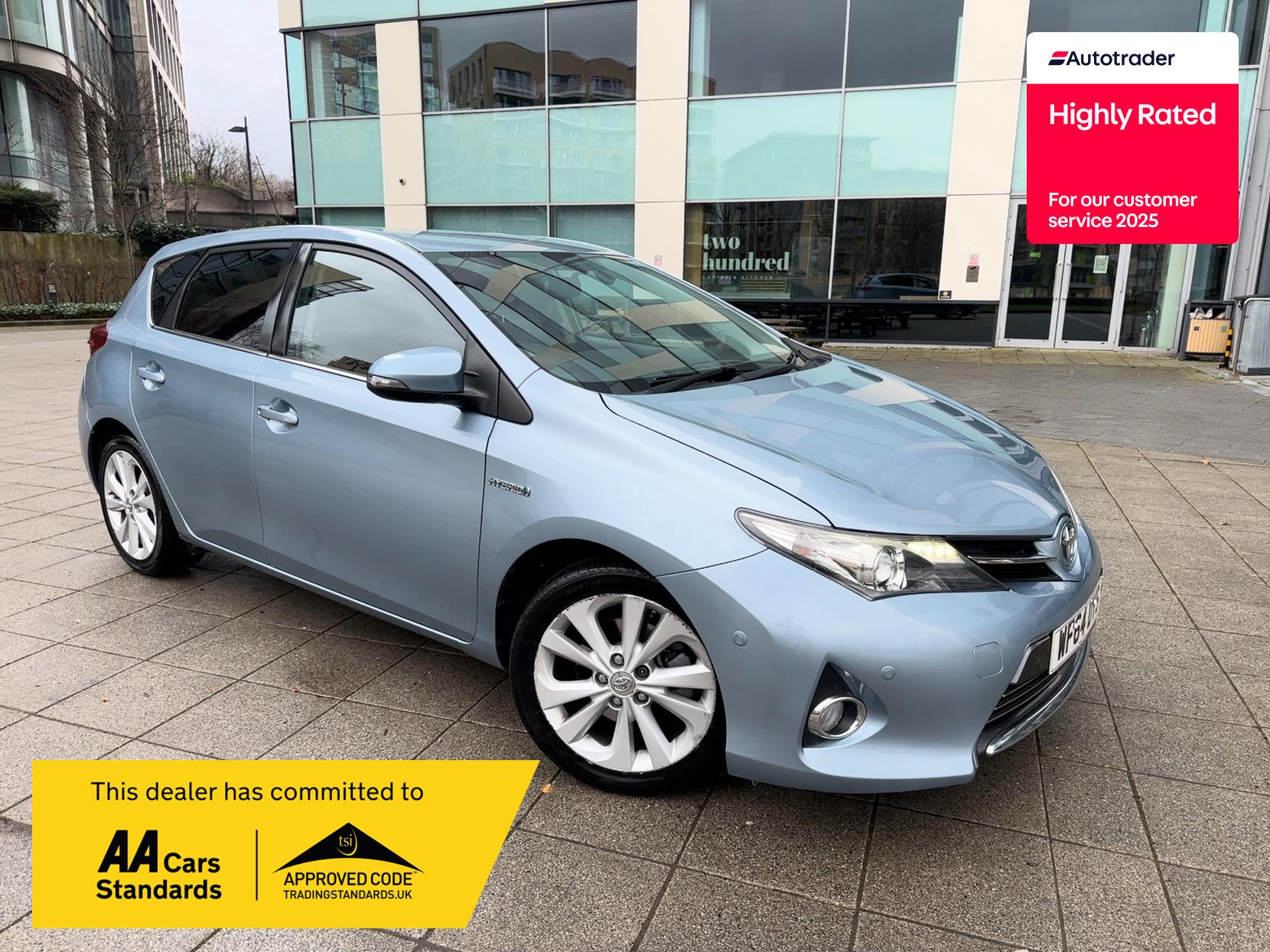 Toyota Auris 1.8 VVT-h Excel Hatchback 5dr Petrol Hybrid CVT Euro 5 (s/s) (136 ps)