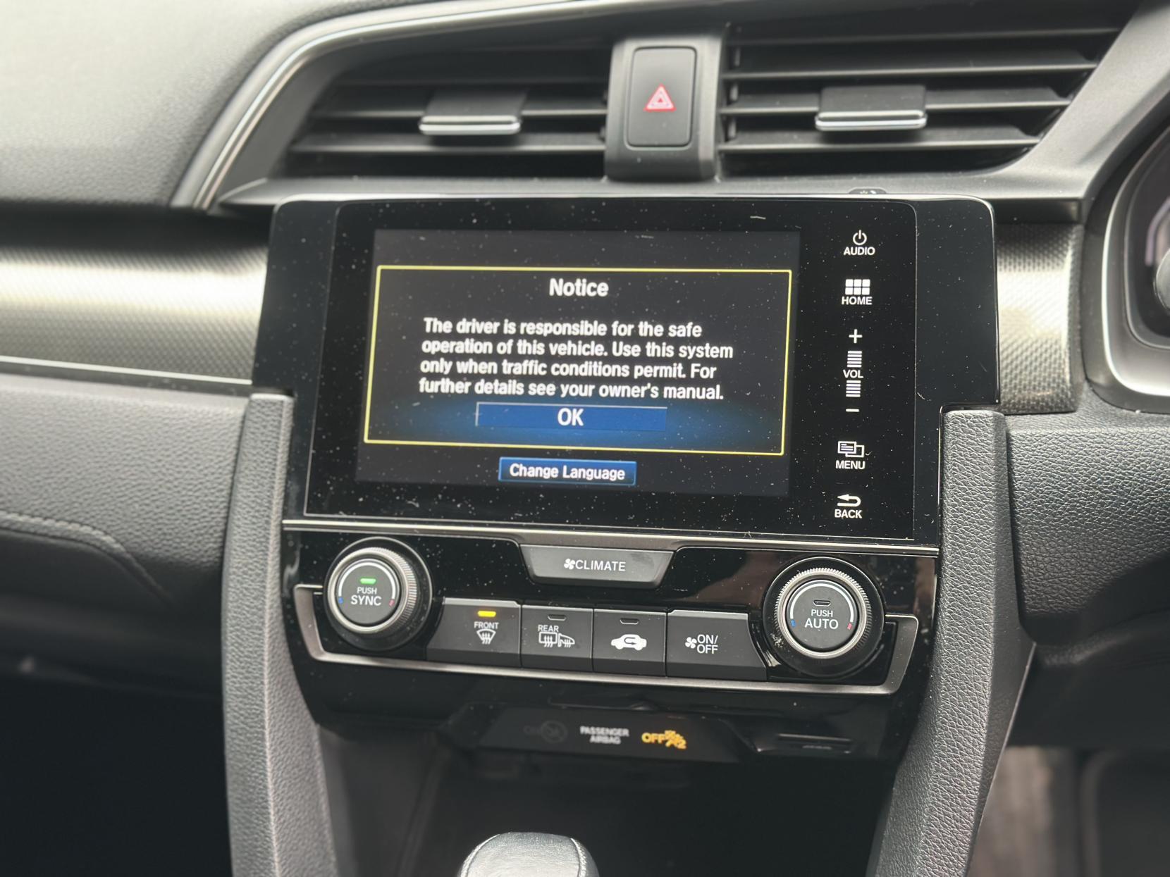 Honda Civic 1.0 VTEC Turbo SR Hatchback 5dr Petrol CVT Euro 6 (s/s) (129 ps)