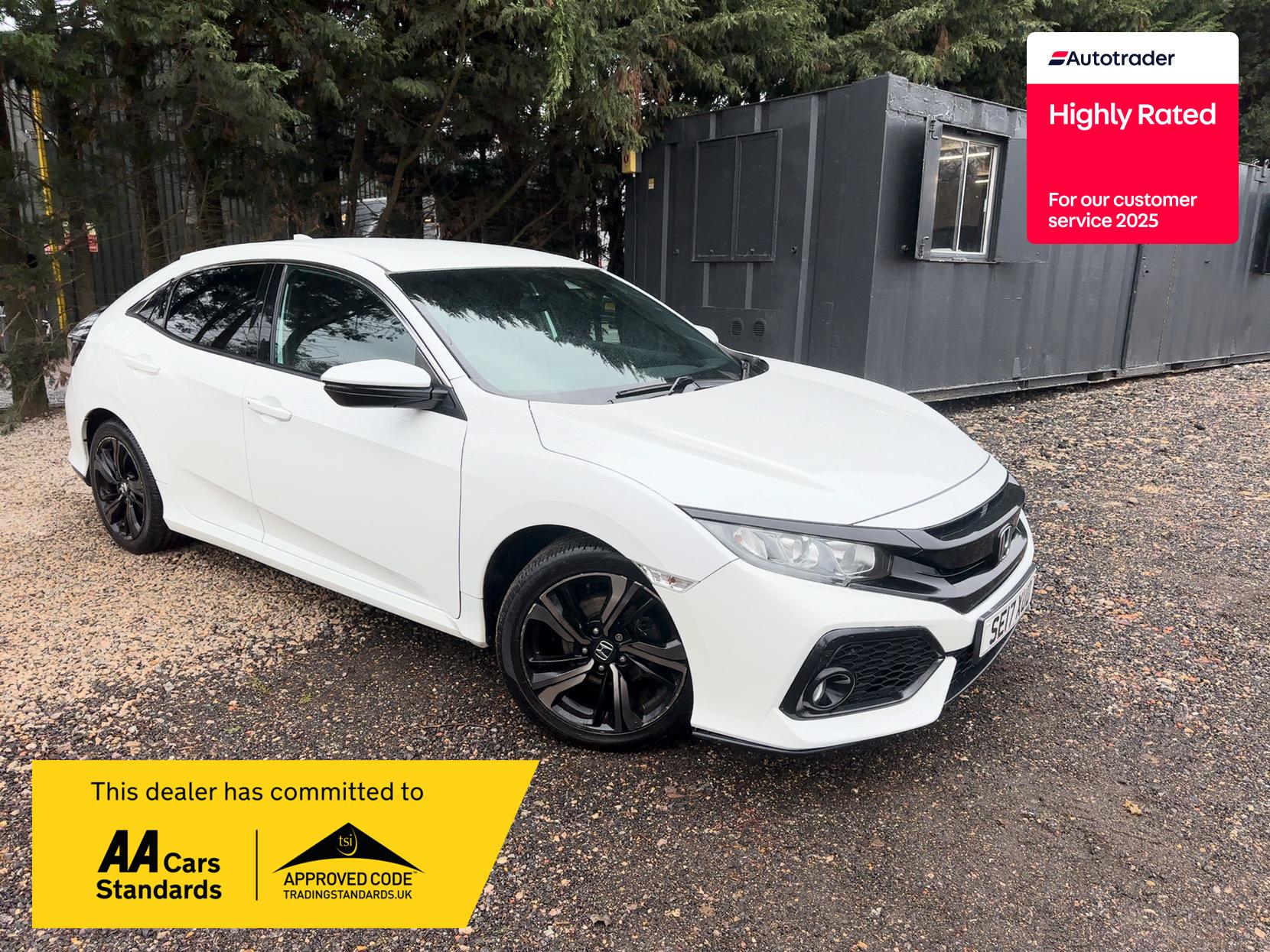 Honda Civic 1.0 VTEC Turbo SR Hatchback 5dr Petrol CVT Euro 6 (s/s) (129 ps)