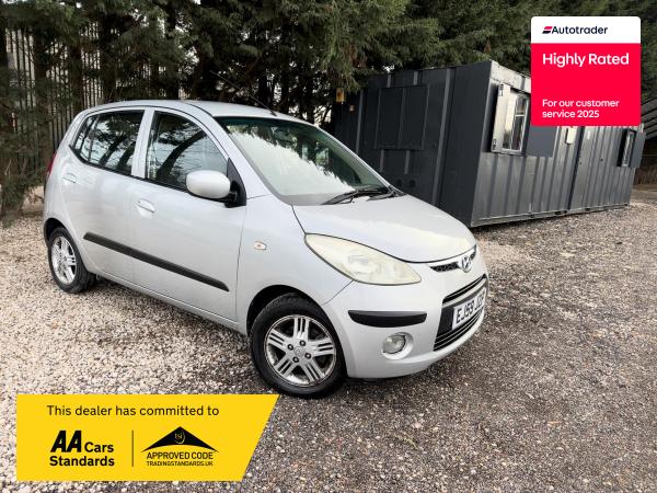 Hyundai i10 1.2 Comfort Hatchback 5dr Petrol Auto Euro 4 (77 bhp)