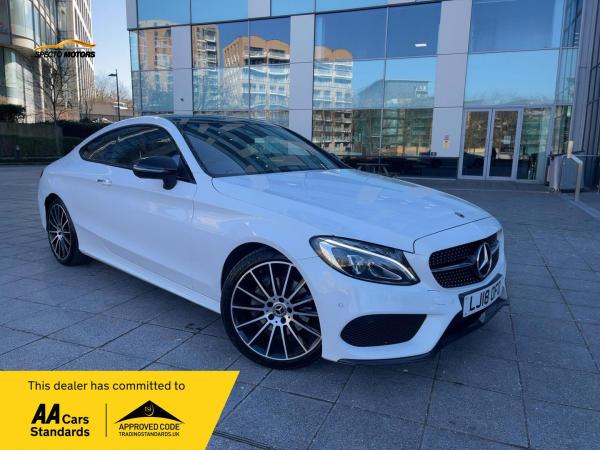 Mercedes-Benz C Class 2.0 C200 AMG Line (Premium Plus) Coupe 2dr Petrol G-Tronic+ Euro 6 (s/s) (184 ps)